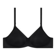 Εικόνα της Bestform μαύρο σουτιέν χωρίς μπανέλα, με ελαφριά επένδυση.