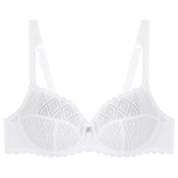Εικόνα της Bestform λευκό σουιτιέν με μπανέλα,χωρίς επένδυση.