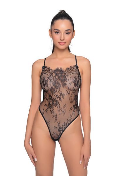 Εικόνα της Milena by Paris Sexy Κορμάκι Μαύρο 002488