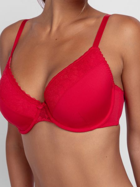 Εικόνα της Dorina Sonia Red/black Σουτιέν με Ελαφριά Ενίσχυση & Μπανέλες DCTT0022LA052-2X0314