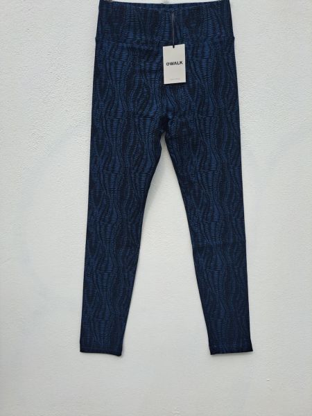 Εικόνα της Walk Μαύρο/Μπλε Εμπριμέ Ελαστικό Γυναικείο Κολάν.