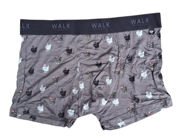 Εικόνα της Walk Bamboo Boxer Γκρι "Rooster".