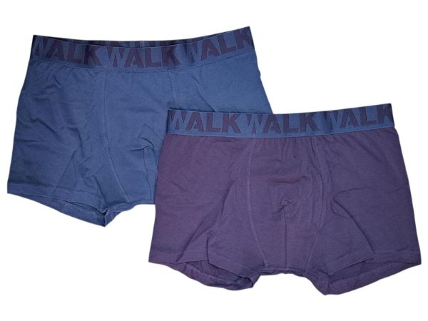 Εικόνα της 2Pack Walk Βαμβακερά Boxer Ραφ/Μωβ.