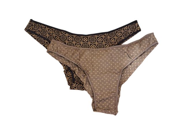 Εικόνα της 2Pack Walk Bamboo Brazilian Rio Μαύρο/Καφέ Εμπριμέ.