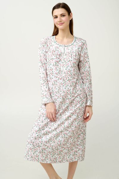 Εικόνα της Vamp Χειμερινό Γυναικείο Νυχτικό Green Frosty 23253