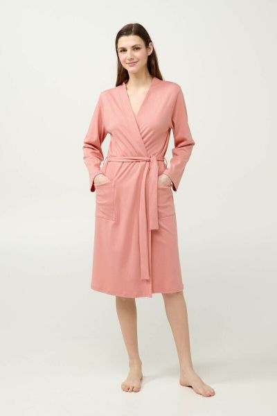 Εικόνα της Vamp Χειμερινή Γυναικεία Ρόμπα Pink Tan 23337