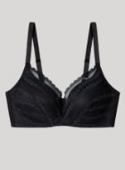 Εικόνα της Gisela Μαύρο Σουτιέν Χωρίς Μπανέλες Με Ελαφριά Επένδυση.