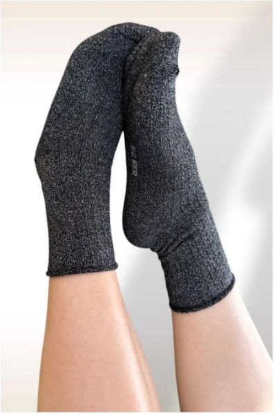 Εικόνα της Ider Bamboo Lurex Μαύρες Κάλτσες.