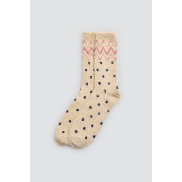 Εικόνα της Ysabel Mora Γυναικείες Κάλτσες Μπεζ 12963