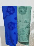 Εικόνα της Noidinotte Βαμβακερή Ρουά Πετσέτα Θαλάσσης "Τέννις" 170X90.