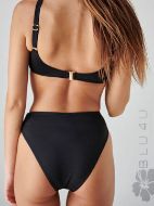 Εικόνα της Blu4u Bikini Slip Μαύρο.