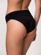 Εικόνα της Blu4u Bikini Slip Μαύρο Με Φάσα.