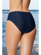 Εικόνα της Naturana μπλε navy ψηλόμεσο μαγιό σλιπ.