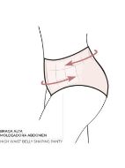 Εικόνα της Ysabel Mora Κοραλί Εμπριμέ Μαγιό Midi.