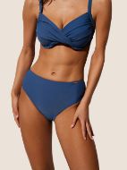 Εικόνα της Ysabel Mora Bikini Slip Ψηλόμεσο Μπλε 82609