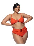 Εικόνα της Dorina Sarawak Brief Πορτοκαλί Ψηλόμεσο Μαγιό Slip.