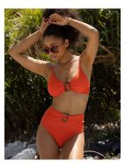 Εικόνα της Dorina Sarawak Brief Πορτοκαλί Ψηλόμεσο Μαγιό Slip.