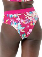 Εικόνα της Dorina Vanua Levu High Leg Brief Φούξια Φλοράλ.