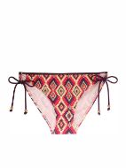 Εικόνα της Dorina Comoros εμπριμέ μαγιό σλιπ με κορδόνια στα πλαϊνά.