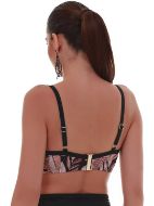 Εικόνα της Bluepoint Bikini Σουτιέν με Ενίσχυση Floral Black Cup E 25066074E-02