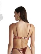 Εικόνα της Blu4u Bikini Top Animal Print Καφέ Λεοπάρ 25366288-19