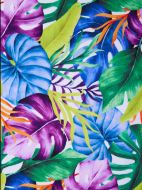 Εικόνα της Ysabel Mora Μπλε Εμπριμέ Bikini Τοπ Με Μπανέλες & Ελαφριά Επένδυση.