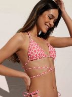 Εικόνα της Ysabel Mora Σουτιέν Μαγιό Γυναικείο Υφασμάτινο Regular Fit 82444 Pink Ροζ 82444