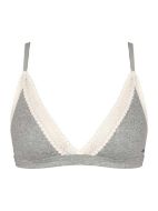 Εικόνα της Sloggi Go Ribbed Organic Cotton Bralette Γκρι.