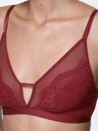 Εικόνα της 2 Pack Dorina Μαύρο/Μπορντό Bralette χωρίς μπανέλα, χωρίς επένδυση.