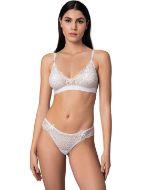 Εικόνα της Milena Bralette Ιβουάρ Με Δαντέλα.