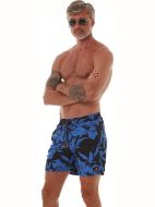 Εικόνα της Bluepoint Μπλε/Μαύρο Ανδιρκό Μαγιό Σορτς.
