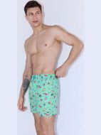 Εικόνα της Ysabel Mora Λαχανί Εμπριμέ Μαγιό Με Καρχαρίες.