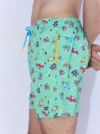 Εικόνα της Ysabel Mora Λαχανί Εμπριμέ Μαγιό Με Καρχαρίες.