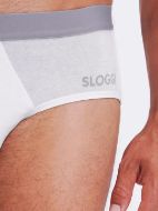 Εικόνα της 2Pack Sloggi Men Go ABC Slip Brief Λευκά Βαμβακερά.