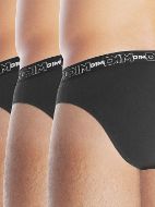 Εικόνα της Dim Ανδρικά Σλιπ Μαύρα 3Pack 6595-91