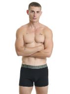 Εικόνα της Walk Ανδρικά Μποξεράκια Μαύρο 3Pack W1753-4-020202