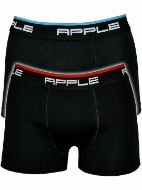 Εικόνα της Apple Boxer Ανδρικά Μποξεράκια Black, Eucalyptus, Cloud 2Pack APP-0112934