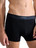 Εικόνα της Sloggi Ever Ease Short Ανδρικά Μποξεράκια Short Μαύρο 2Pack 10222372-0004