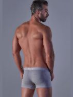 Εικόνα της CuWrap Δυάδα ανδρικό boxer γκρι ανοιχτό με εξωτερικό λάστιχο.