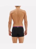 Εικόνα της Μαύρο Apple boxer Black-Mauve.