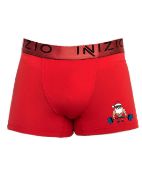 Εικόνα της Inizio Ανδρικό Μποξεράκι Κοκκινο με Σχέδια 4500-36