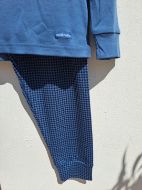 Εικόνα της Noidinotte Βαμβακερή Ανδρική Πιτζάμα Ραφ/Μπλε.