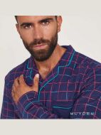 Εικόνα της Muydemi Χειμερινή Ανδρική Πιτζάμα MULTICOLOR 370018