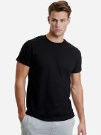 Εικόνα της Μαύρη φαρδιά ανδρική φανέλα τύπου T-Shirt.