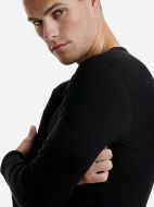 Εικόνα της Walk W1980 Ανδρική Φανέλα Μακρυμάνικη σε Μαύρο Χρώμα