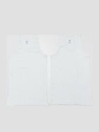 Εικόνα της 2 ΤΕΜΑΧΙΑ CuWrap λευκά φανελάκια RIB αμάνικα.