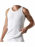 Εικόνα της Apple Boxer 0310150 Ανδρική Φανέλα Αμάνικη σε Λευκό Χρώμα