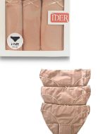 Εικόνα της IDER Βαμβακερά Γυναικεία Slip 3Pack ΜΠΕΖ 3083-3P