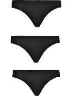 Εικόνα της Apple Boxer 0220238 Βαμβακερά Γυναικεία Slip 3Pack Μαύρα APP-0220238