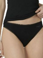 Εικόνα της 2Pack Go H Tai Βαμβακερά Γυναικεία Slip  Μαύρα.